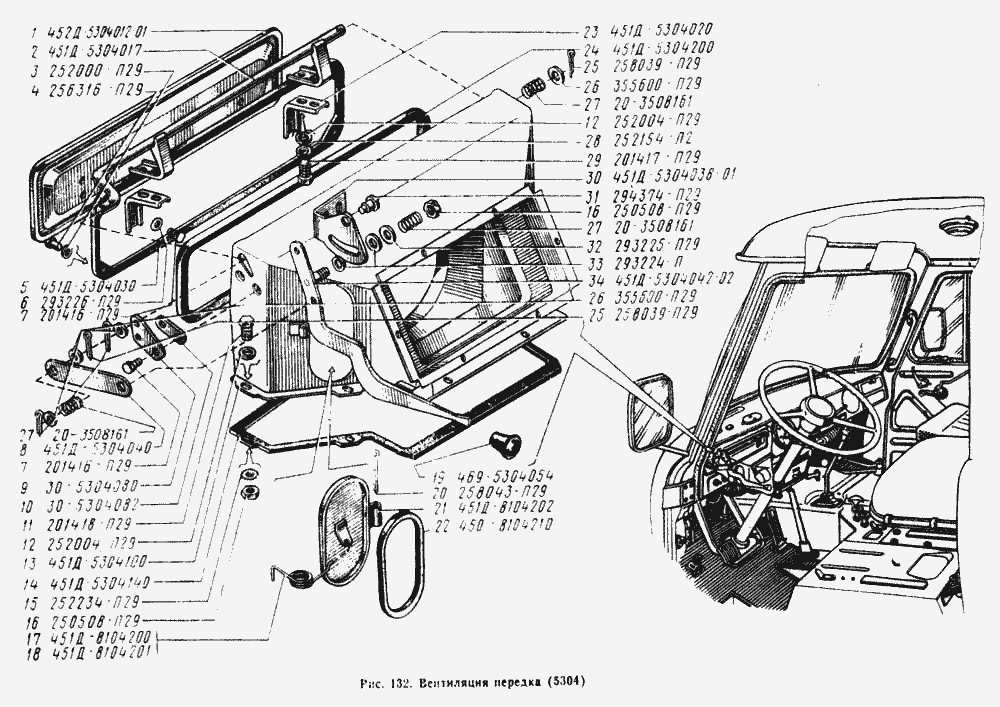 Вентиляция передка