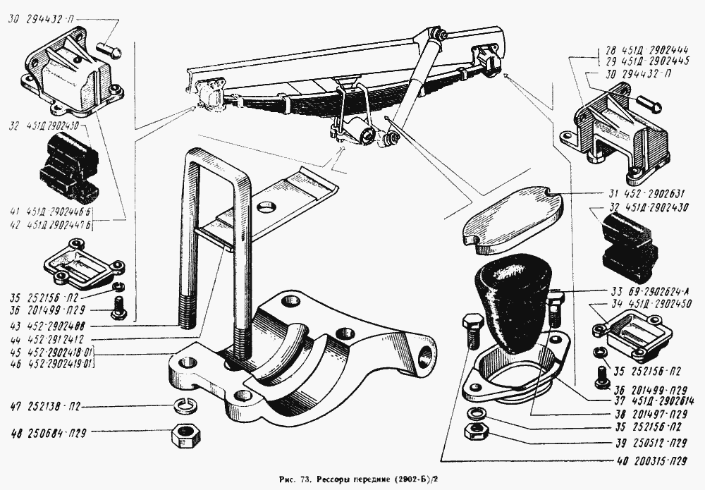Рессоры передние