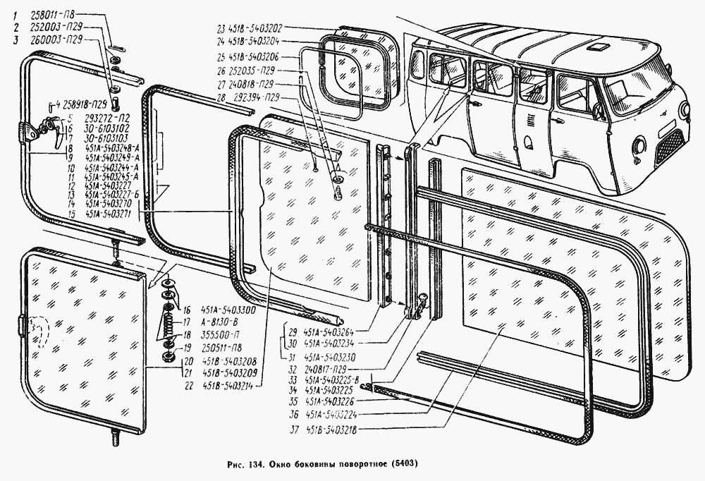 Окно боковины поворотное