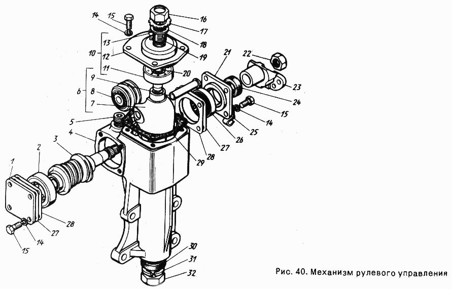 Механизм рулевого управления