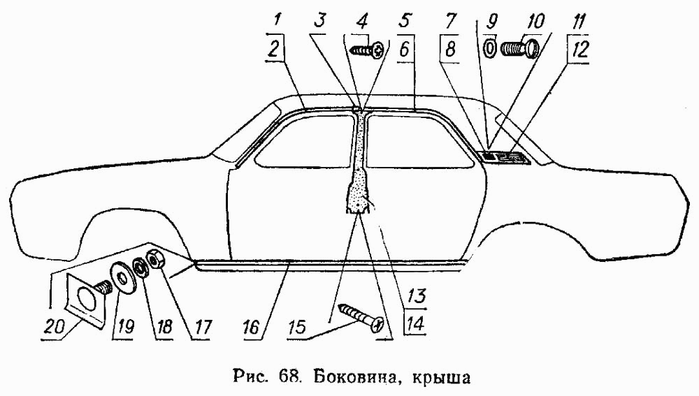Боковина, крыша