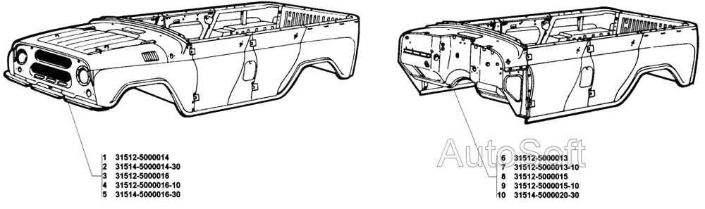 Кузов в сборе