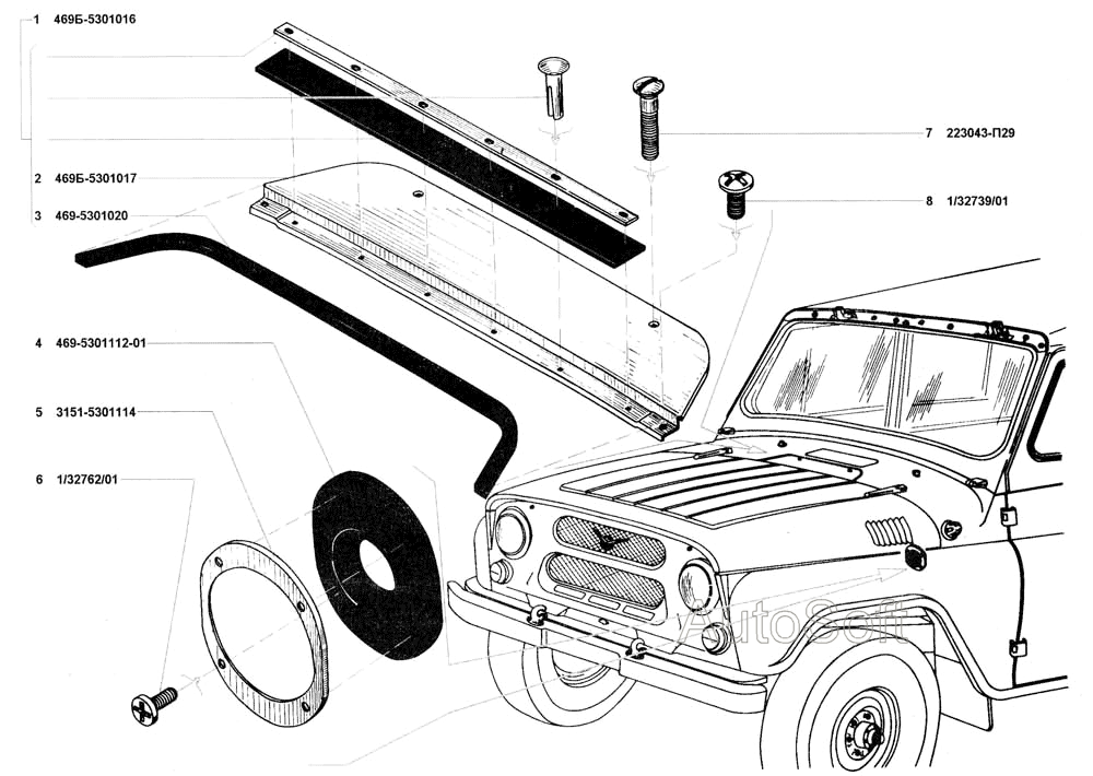 Детали передка