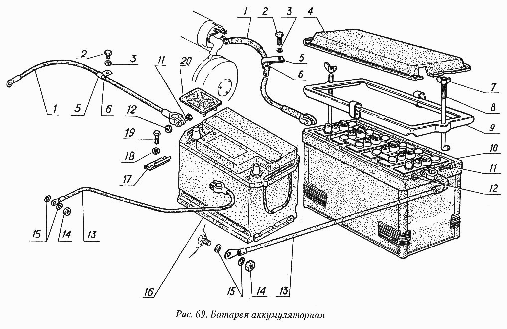 Батарея аккумуляторная