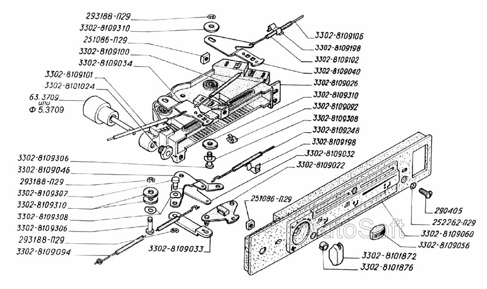 Управление вентиляцией и отоплением (для автомобилей выпуска до 2003 г.)