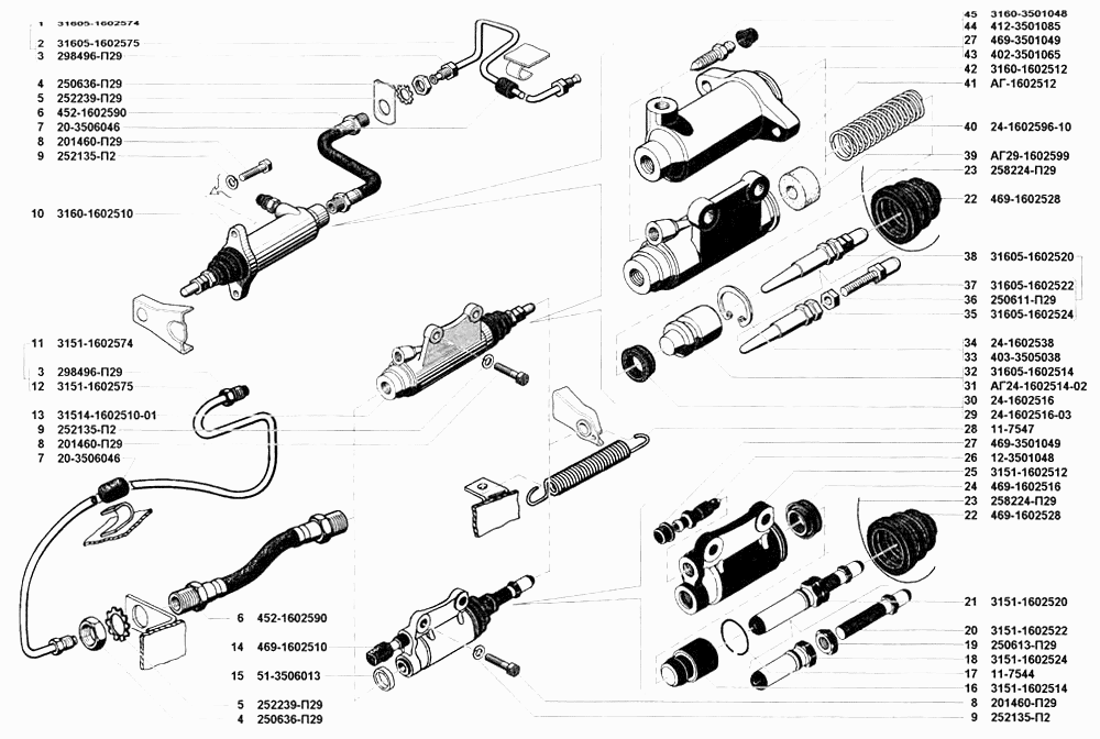 Привод выключения сцепления