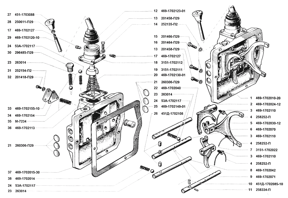 Механизм переключения передач