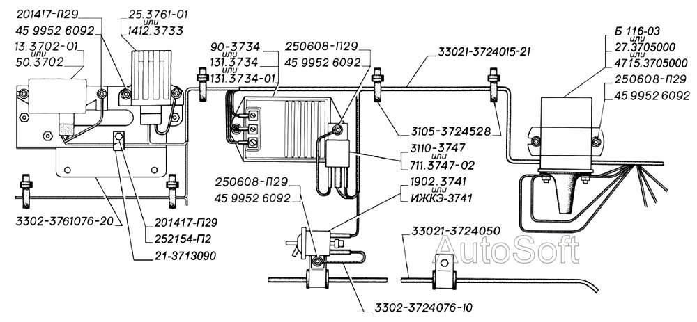 Приборы электрооборудования автомобилей с двигателями ЗМЗ-402