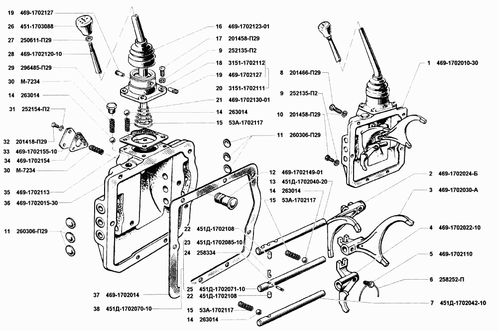 Механизм переключения передач