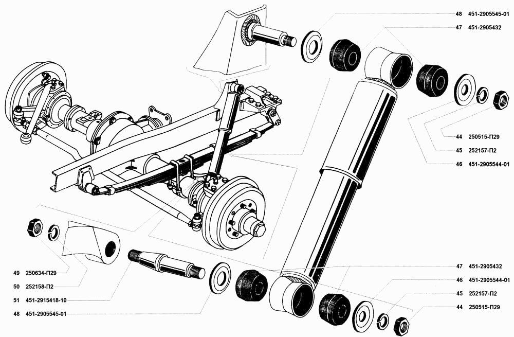 Амортизаторы передние