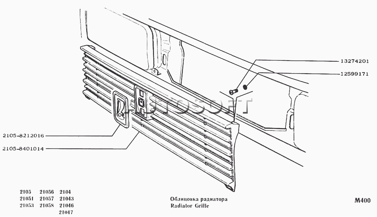Облицовка радиатора
