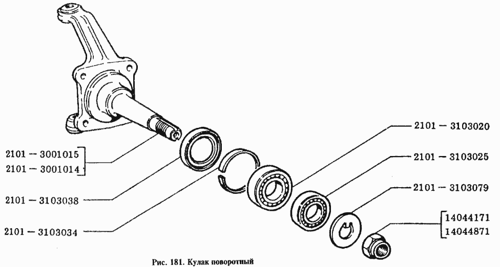 Кулак поворотный