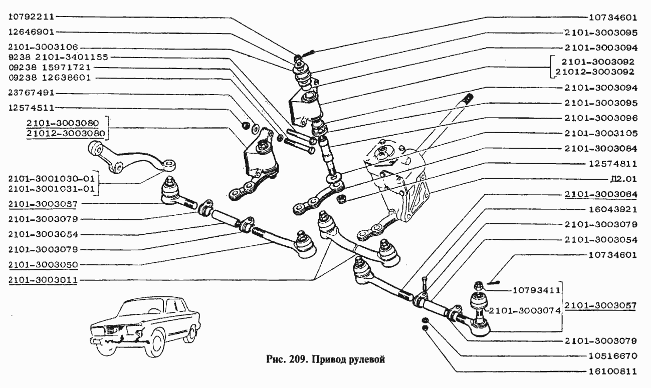 Привод рулевой