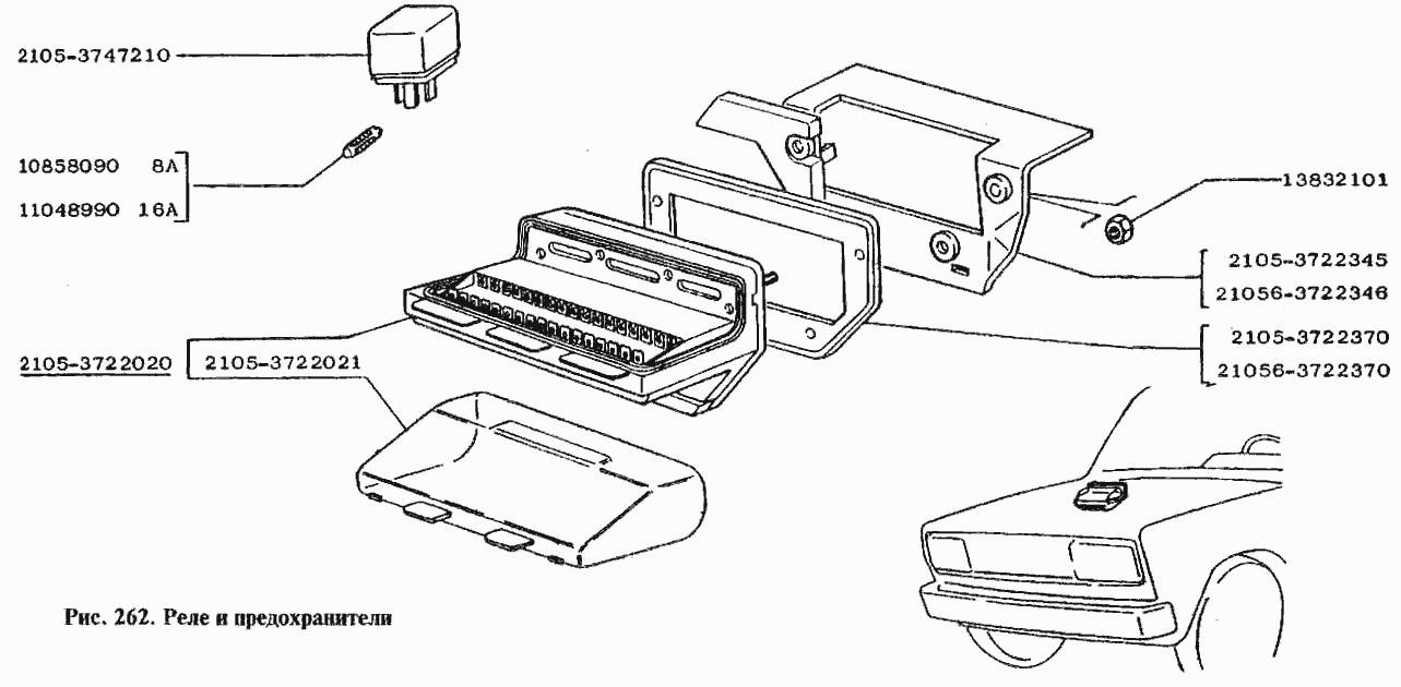 Реле и предохранители
