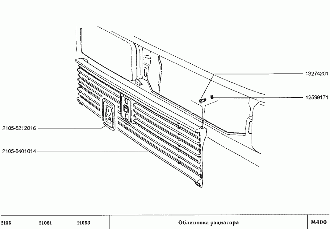 Облицовка радиатора