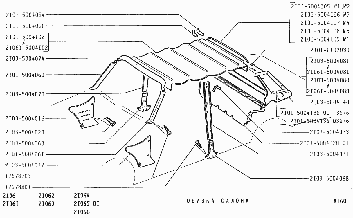 Обивка салона