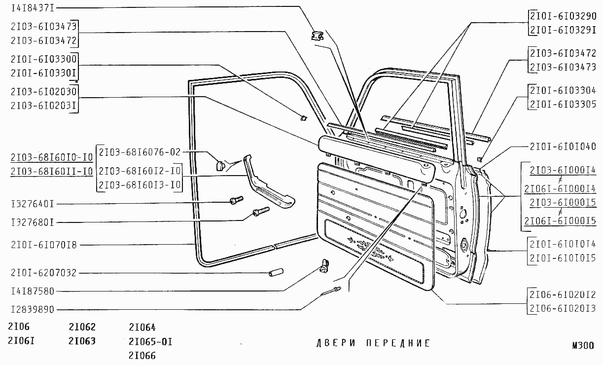 Двери передние