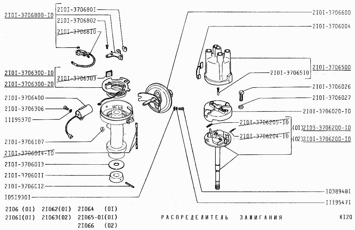 Распределитель зажигания