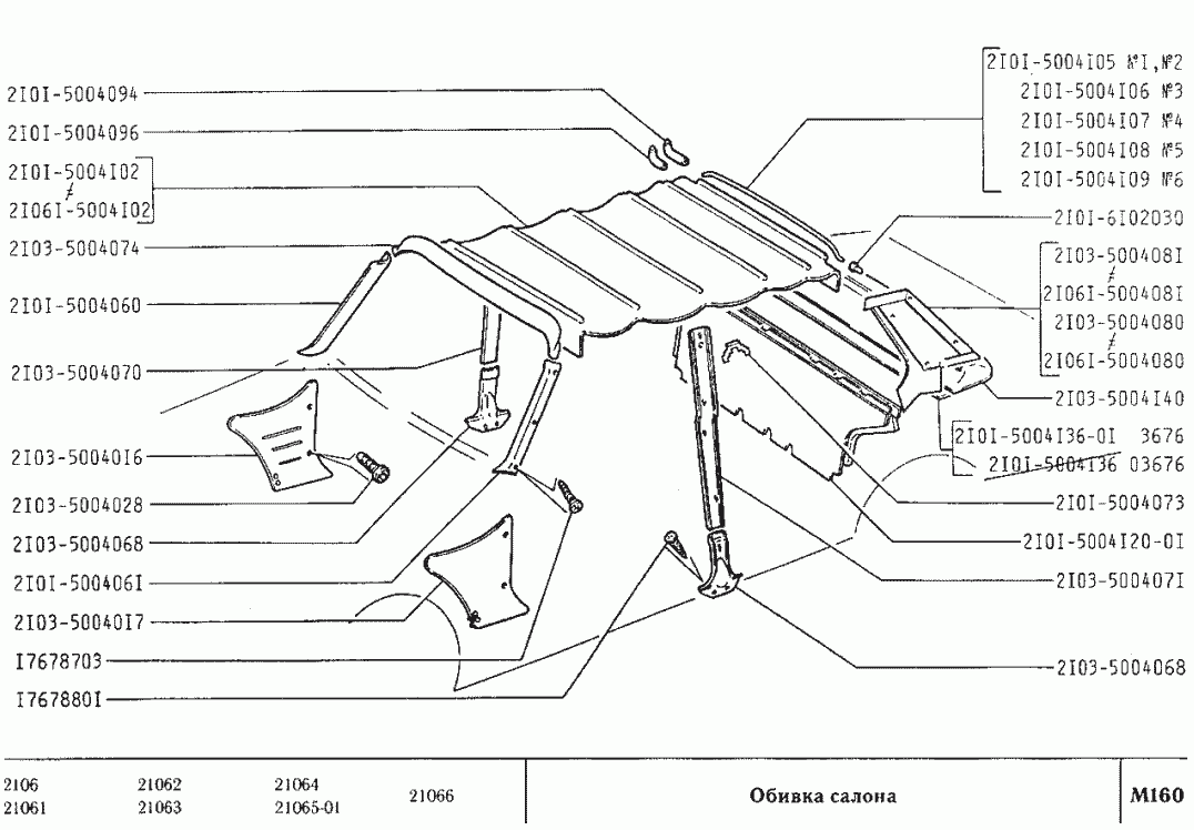 Обивка салона