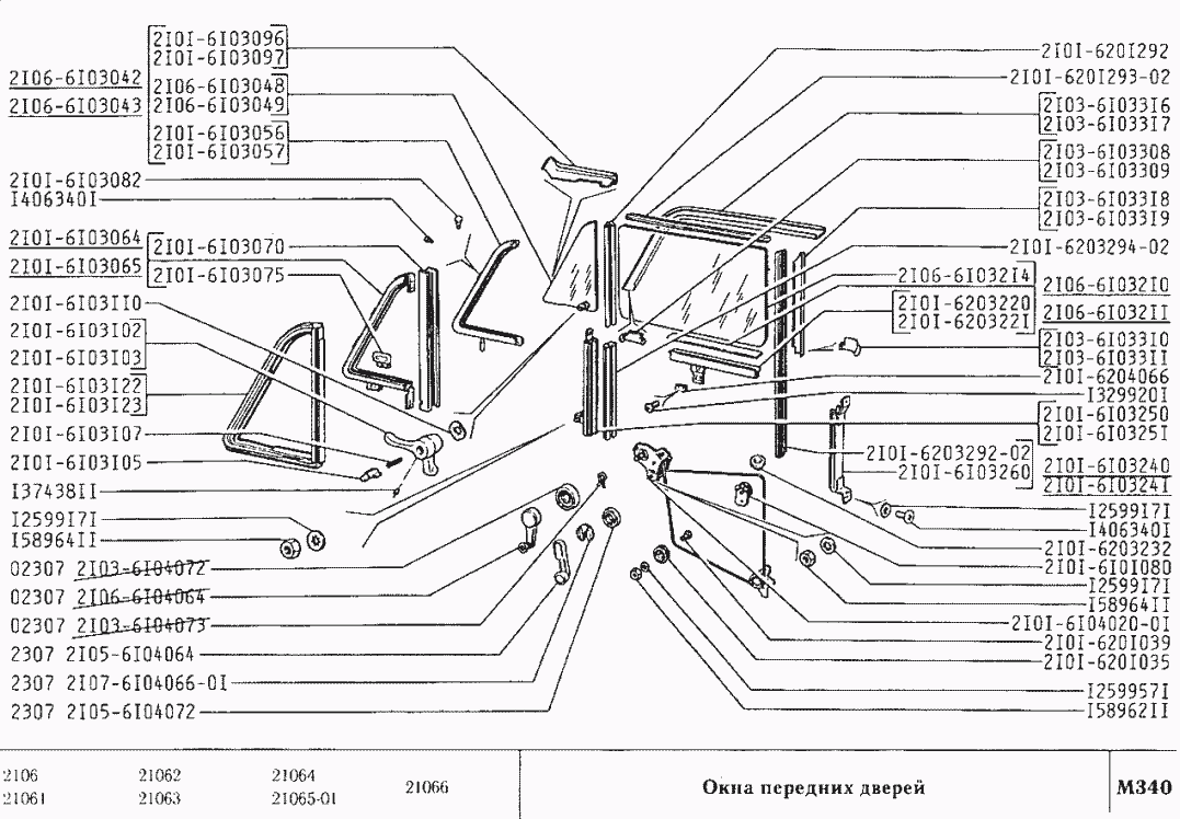 Окна передних дверей