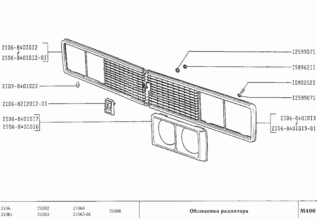 Облицовка радиатора