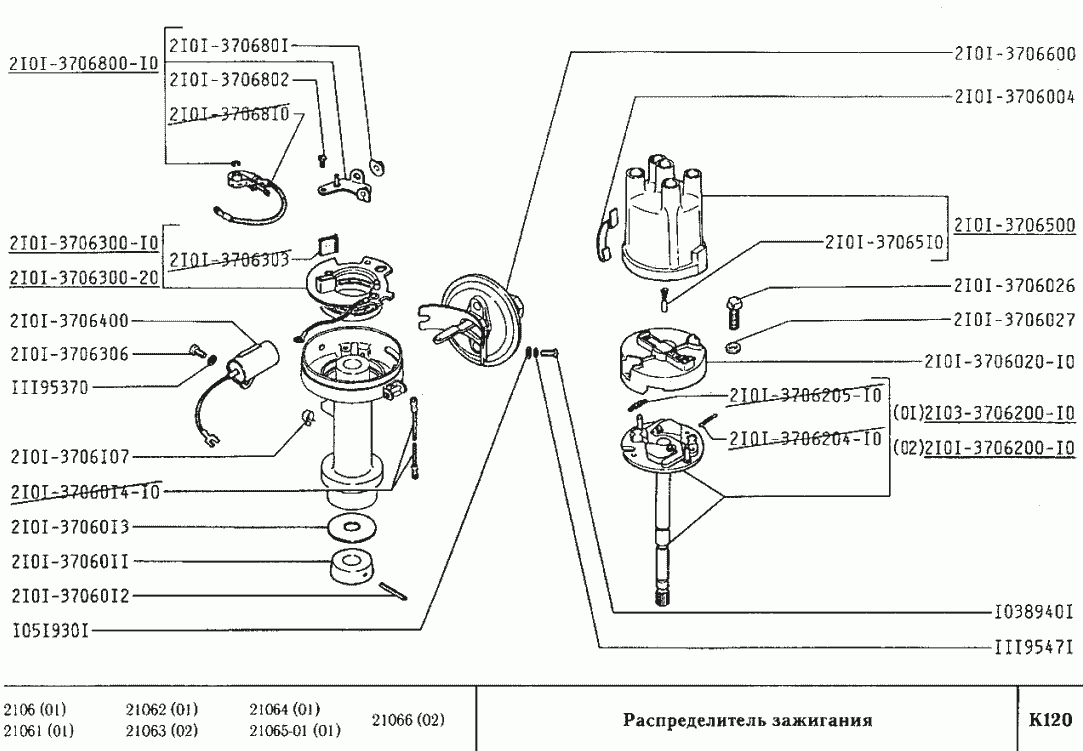 Распределитель зажигания