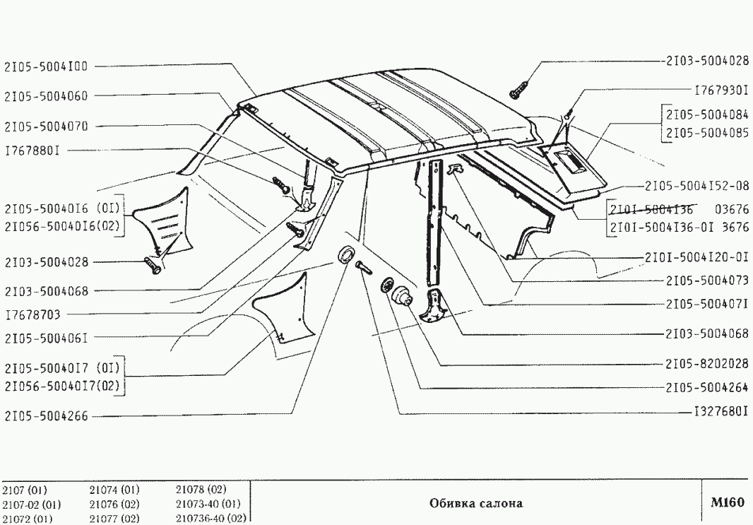 Обивка салона