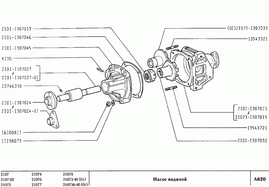 Насос водяной