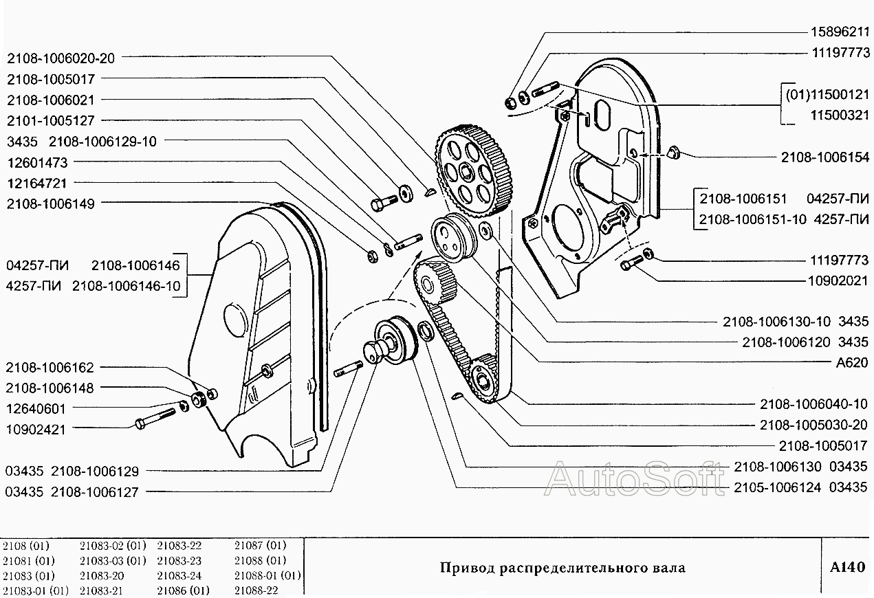 Привод распределительного вала