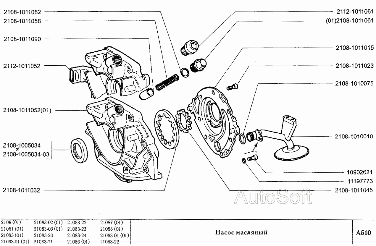 Насос масляный