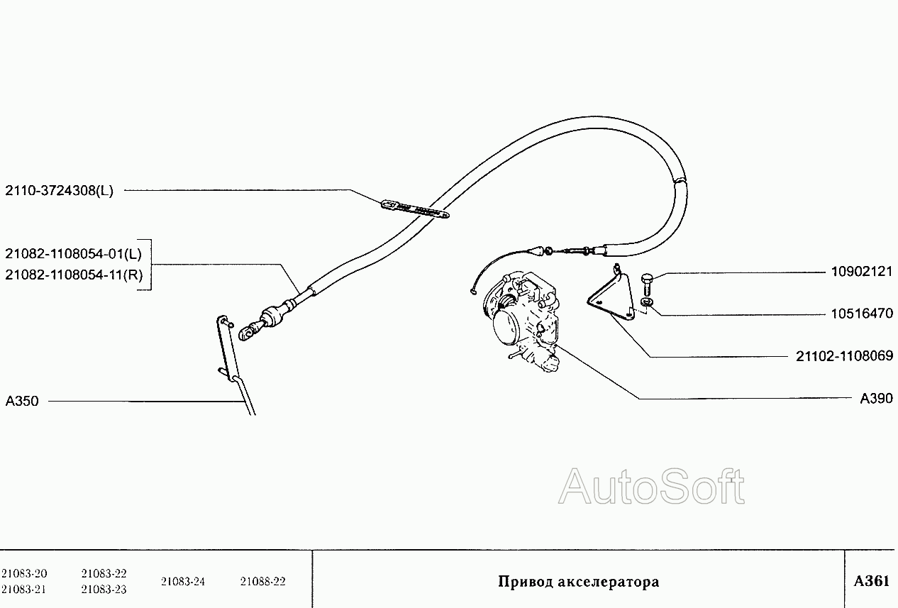 Привод акселератора