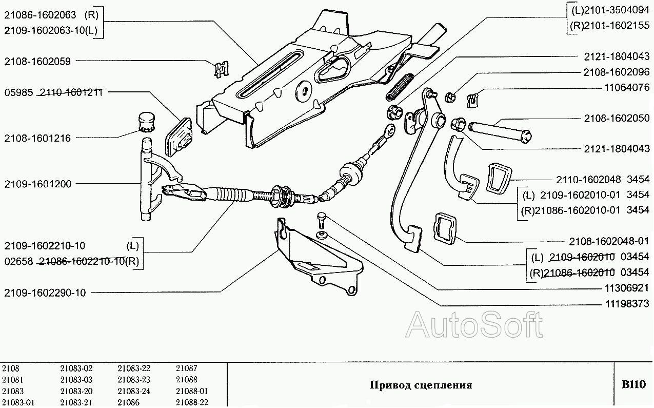 Привод сцепления