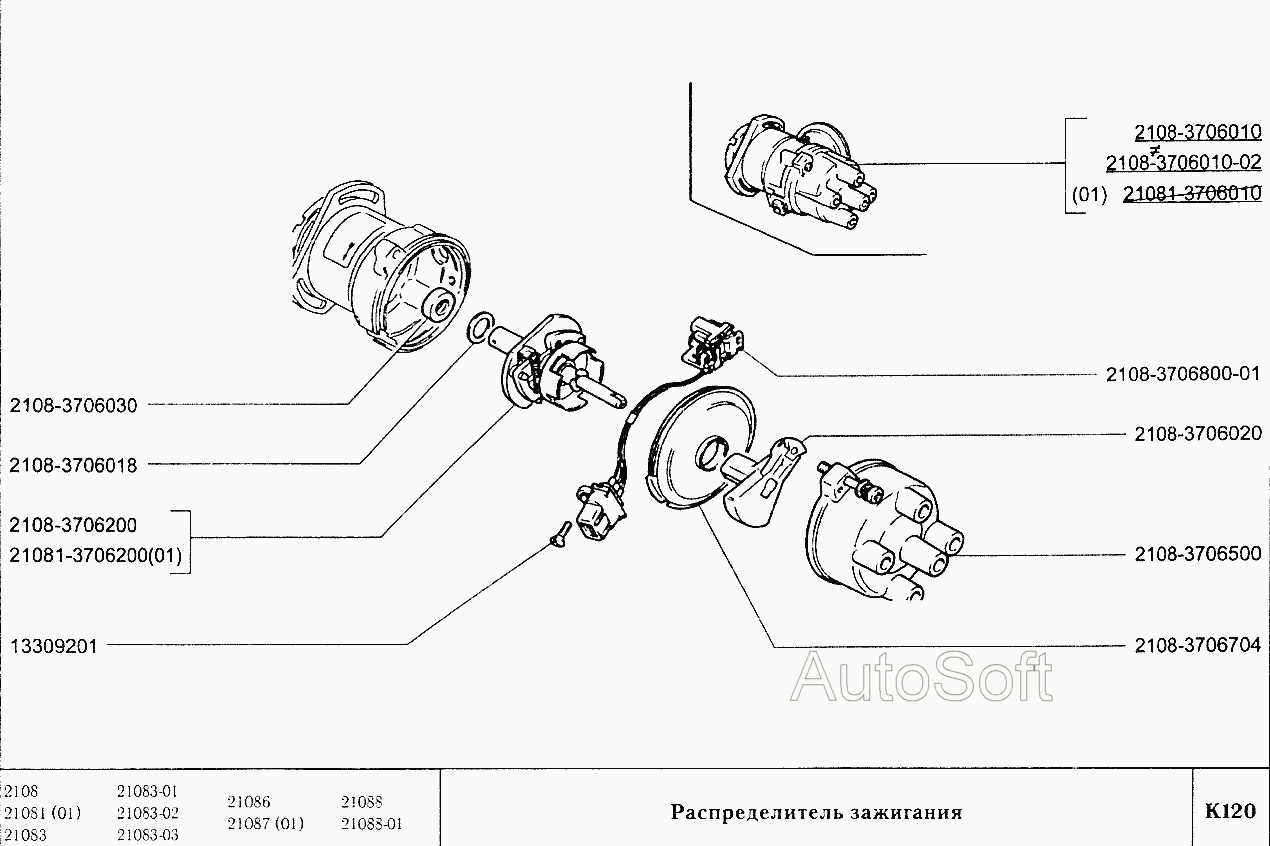 Распределитель зажигания