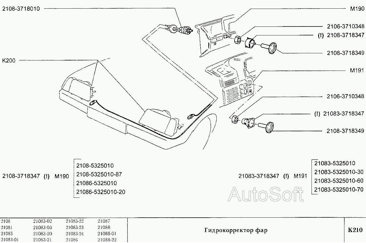 Гидрокорректор фар