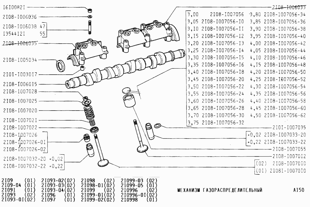 Механизм газораспределительный
