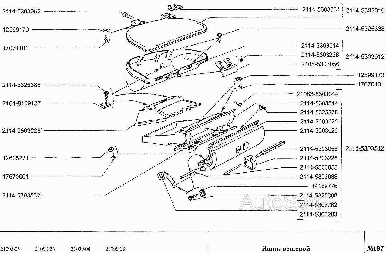 Ящик вещевой