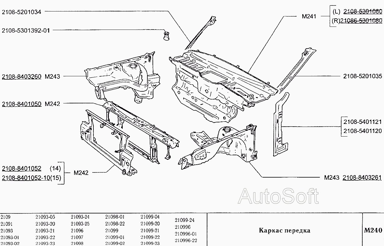 Каркас передка