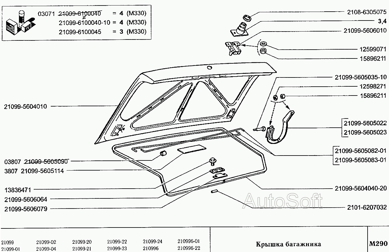 Крышка багажника