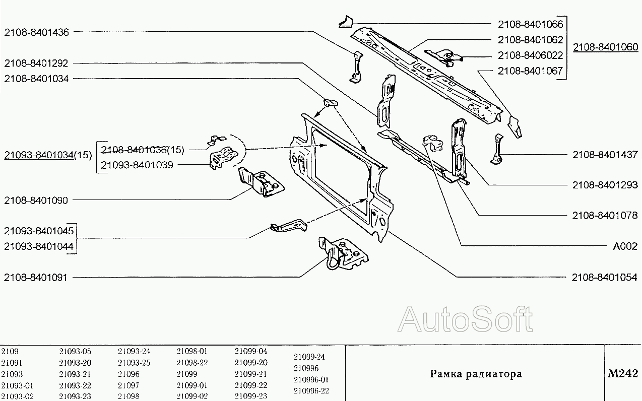 Рамка радиатора