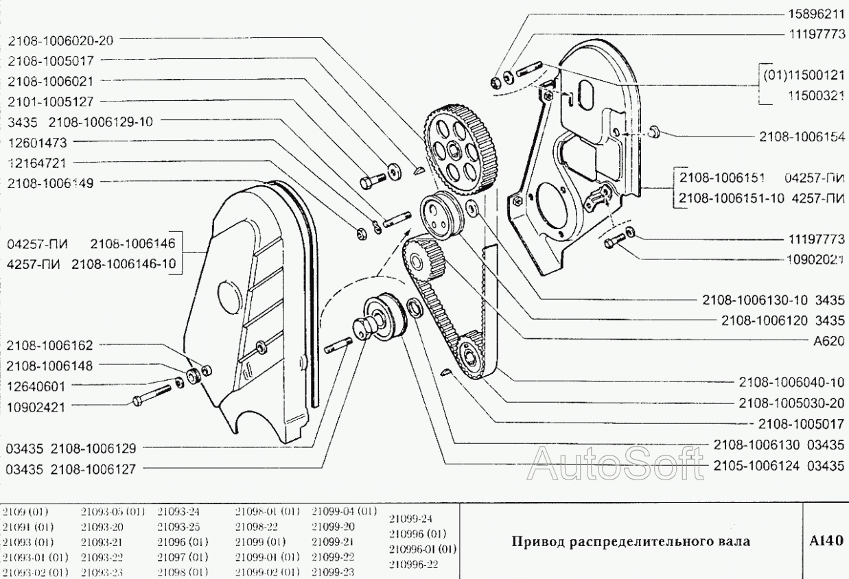Привод распределительного вала