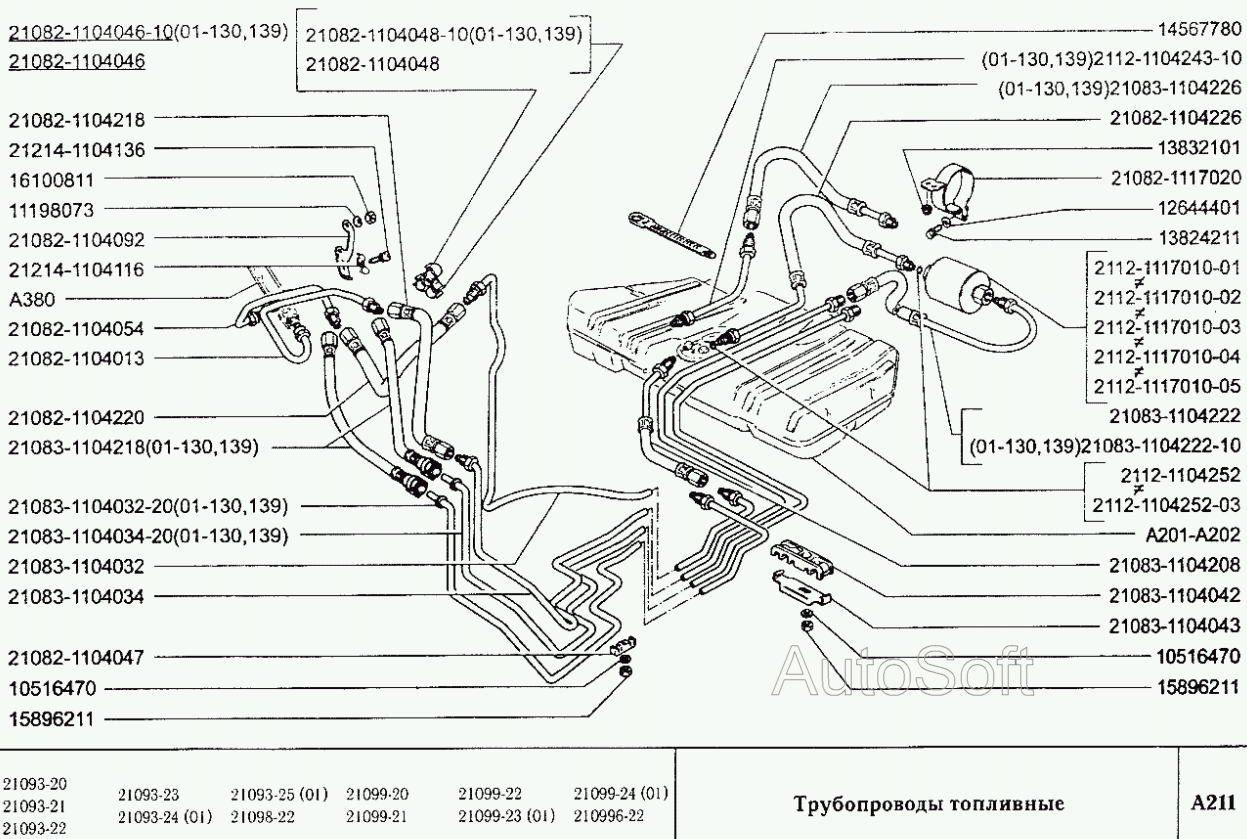 Трубопроводы топливные