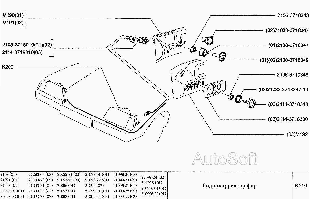 Гидрокорректор фар