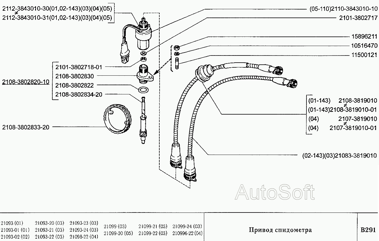 Привод спидометра