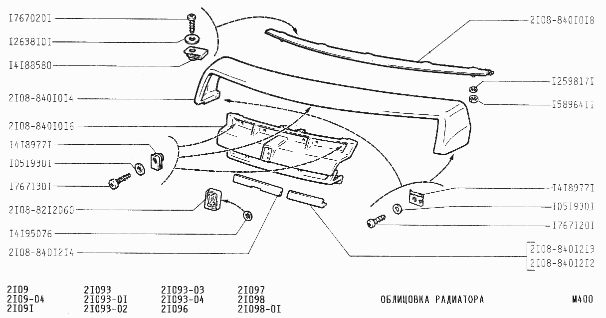 Облицовка радиатора