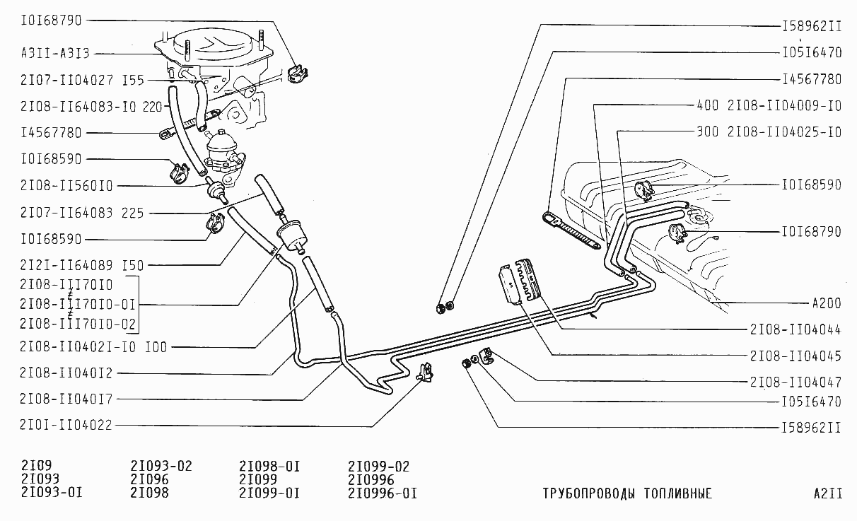 Трубопроводы топливные