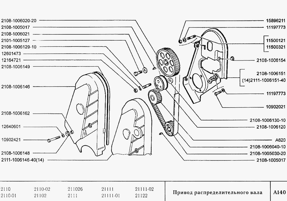 Привод распределительного вала