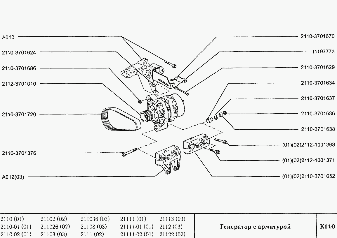 Генератор с арматурой