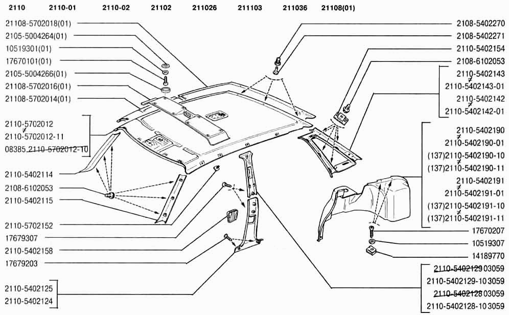 Обивка салона