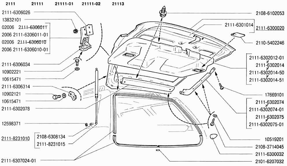 Дверь задка