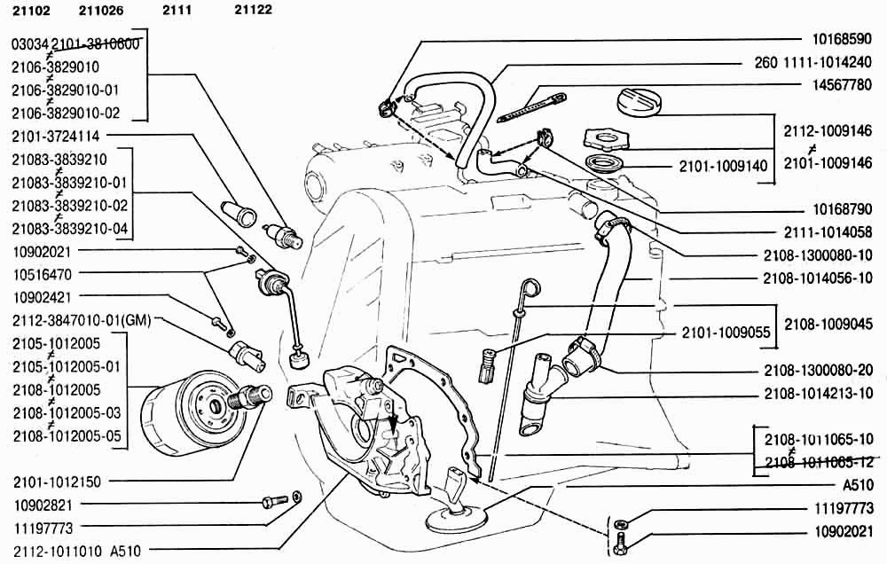 Система смазки и вентиляции